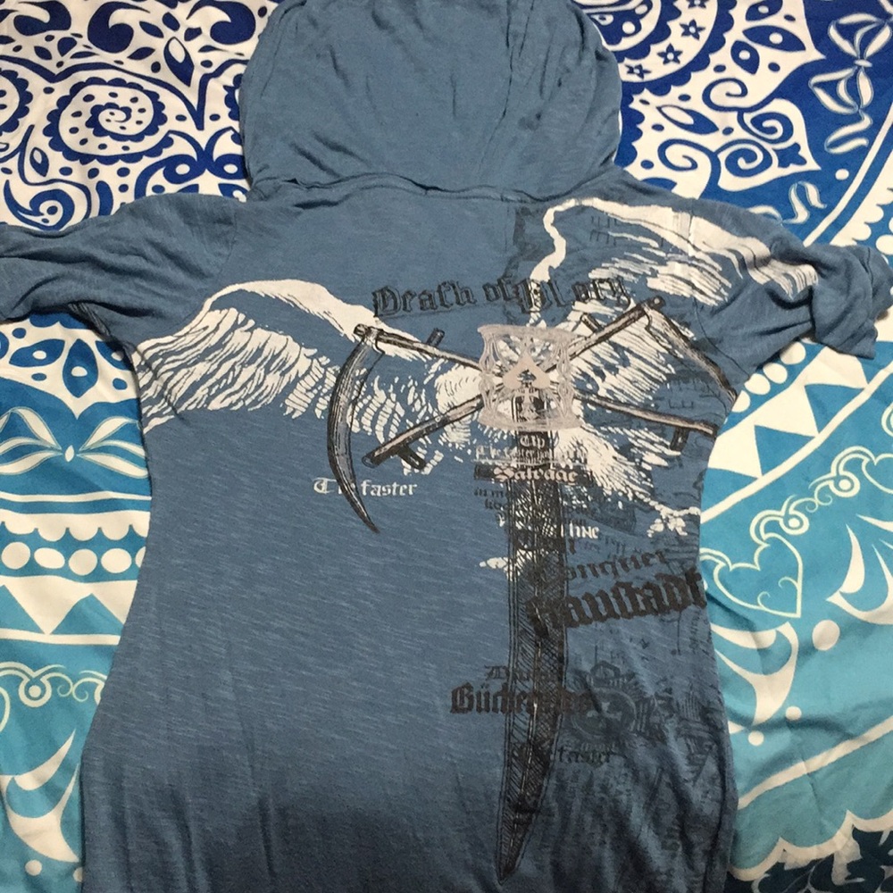 Hoodie graphic tee